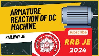 Armature Reaction of DC MachineImportant questions discussedRRB JESSC JE [upl. by Sioled]