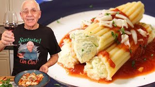 Stuffed Manicotti Recipe [upl. by Ycnaffit]