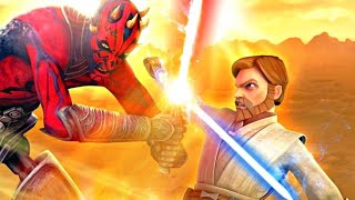 Kenobi amp Ventress vs Maul amp Savage 4K HDR  Star Wars The Clone Wars [upl. by Hibbert]