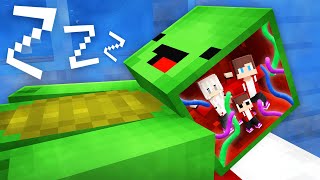 How Maizen Family Control Mikey SLEEPING Mind in Minecraft  Parody StoryJJ and Mikey TV [upl. by Laitselec]