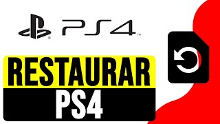 Como RESTAURAR y FORMATEAR PS4 de FÁBRICA 2024  Como Restablecer Ps4 de Fabrica [upl. by Antonio]