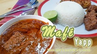 Mafé Yapp sauce pâte darachide à la viande [upl. by Mit]