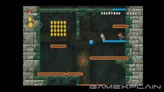 New Super Mario Bros Wii Level 4 Castle 1 Star Coins [upl. by Unni159]