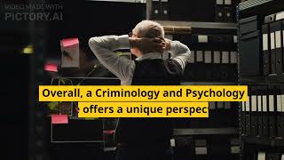 Criminology and Psychology Degree [upl. by Claudelle848]