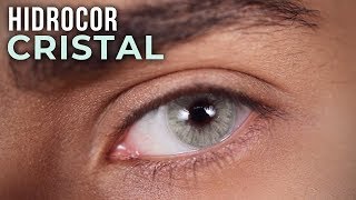 Solotica Hidrocor Cristal  Grey Silver Contacts [upl. by Apilef]