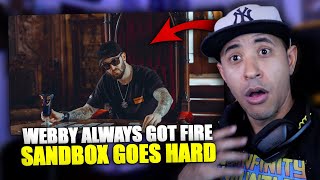 WEBBY BEEN NICE  Chris Webby  Sandbox Official Video Reaction [upl. by Ahsini]