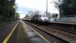 RailAdventure 43468 and 43480 pass Warwick on quotThe Master Cutlerquot railtour 150324 [upl. by Ilam]