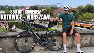 350 km ROWEREM z Katowic do Warszawy  Nie sądziłem że będzie tak PIĘKNIE Ultrakolarstwo [upl. by Athene]