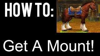 How To Get A Mount In World Of Warcraft Stormwind [upl. by Jael227]