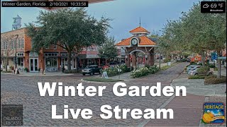 🔴 LIVE Winter Garden Florida Downtown Webcam [upl. by Foscalina423]