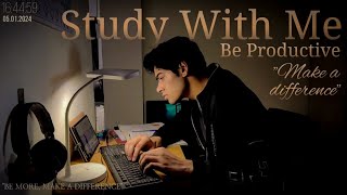 study with me live 5 hrs ultra focus pomodoro 5010 rain sounds [upl. by Naharba870]