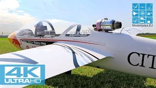 MDM1 FOX 12 PARITECH RC SCALE TURBINE GLIDER AEROBATIC AIRSHOW FLIGHT PILOT PHILIPPE GEY 4K [upl. by Mylor]