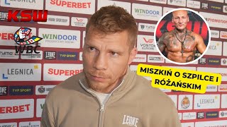 Maciej Miszkiń o Szpilka  Diablo Różański  Okolie Wrzosek  Szpilka na KSW [upl. by Verdha]