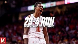 Every play of the Terps 294 run vs Purdue [upl. by Aruasor345]