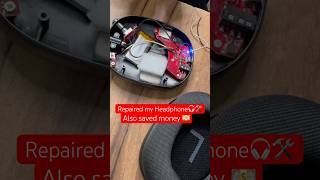 Self repaired headphones part 2 🛠️🎧🤫✅ trendyourstyle gadgets shortsindia [upl. by Chari]