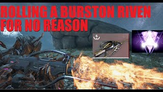 WARFRAME Incarnon Burston Prime Riven Rolling Guide  Abyss Of Dagath [upl. by Lrem628]