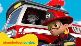 PAW Patrol  La Pat Patrouille  Les meilleurs sauvetages de Chase et Marcus   Nickelodeon Jr [upl. by Daphne197]