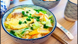 Chicken Rice Noodle Soup Recipe  Bouillon Meefoon 🇲🇺 [upl. by Johann888]