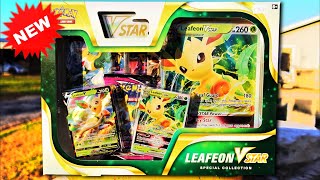 IS IT WORTH IT Leafeon VSTAR Special Collection Box Opening [upl. by Alli]