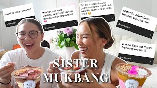 Unsere TRENNUNGEN zusammenziehen amp GEHEIMNISSE MUKBANG mit DOJA  Adorable Caro [upl. by Aarika]