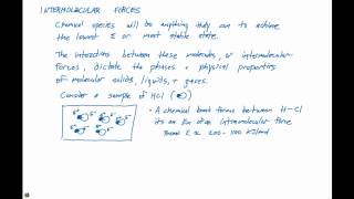 112 Intermolecular Forces [upl. by Nemaj]