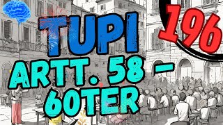 TI PREPARO AL CONCORSO PUBBLICO Testo Unico Pubblico Impiego TUPI  ARTT 58  60ter  Lezione 196 [upl. by Atterrol]