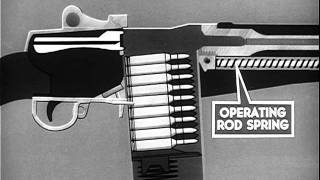 US Rifle Cal 762MM M14 Operation And Cycle Of Functioning 1960 [upl. by Sindee513]