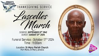 Thanksgiving Service for the Life of Lascelles Marsh [upl. by Eibloc40]