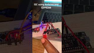 I2C using esp8266 and arduino nano esp arduino i2c electronics [upl. by Higginson]