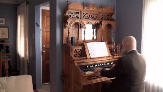 HARRIS Postlude on quotSt Annequot played on Dyer Bros parlor organ [upl. by Imarej]