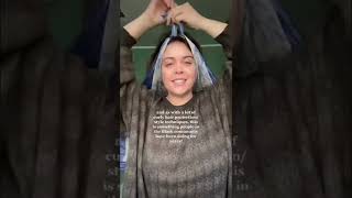 How I Wrap My Wavy Hair At Night Step By Step Breakdown [upl. by Hortensa535]