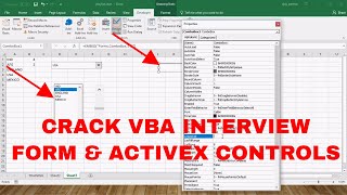 Learn Excel  Video 470  Excel Advance interview  FORM Controls and ActiveX controls [upl. by Grania454]