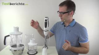 Braun Multiquick 5 Stabmixer im Test [upl. by Hrutkay]