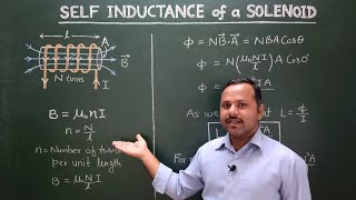 13 Self inductance of a Solenoid  Class 12th  physics handwritten notes cbse [upl. by Eugine291]