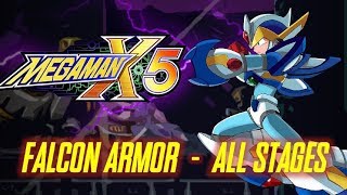 Mega Man X5  Falcon Armor Playthrough All Stages No Damage  Xtreme Mode [upl. by Alix927]