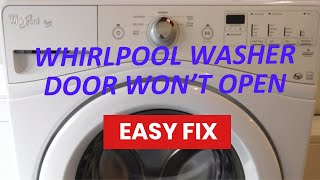 FrontLoad Washer Door Wont Lock — FrontLoad Washing Machine Troubleshooting [upl. by Anyaled]