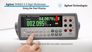 Digital Multimeter 34450A 5 ½ digit Quick Start [upl. by Kakalina]