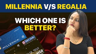 HDFC Millennia vs HDFC Regalia Credit Card Review Which one is better [upl. by Reeva935]