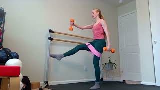 My Barre Fitness Practice  August 6 2024 elenasbarre [upl. by Norty]