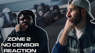 Zone 2 UnrulyBad X Karma X Trizzac X Bgody X Lr X Kwengface  No Censor Music Video  🇺🇸 Reaction [upl. by Saile129]