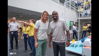 Olympiër Dafne Schippers amp Churandy Martina in actie tijdens IKEA Rad van Rommel [upl. by Vladimir]