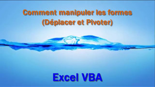 Excel VBA  Comment Manipuler les Formes Outils de dessin [upl. by Aselehc]