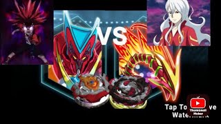 AIGER VS phi BEYBLADE BURST [upl. by Icram556]