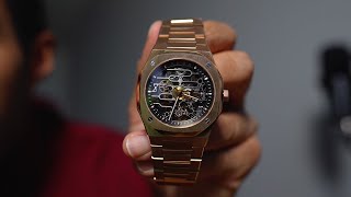 Aura Watch Skeleton 001 Rose Unboxing  Review [upl. by Doraj]