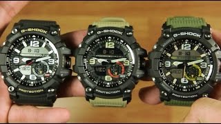 CASIO MUDMASTER GG10001A VS GG10001A3 VS GG10001A5 [upl. by Siclari]