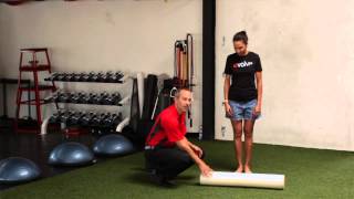 Quadriceps Tendinitis Exercises With Foam Rollers  Preventative Fitness amp Therapy [upl. by Lennard]