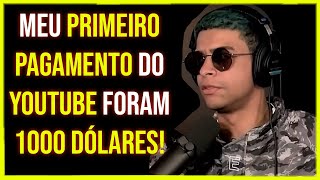 PRIMEIRO SALÁRIO DO EVERSON ZOIO NO YOUTUBE TICARACATICAST [upl. by Anelak]