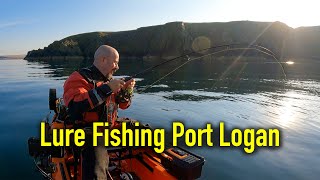 Lure Fishing For Pollack  Multi Species  Port Logan  South West Scotland  Kayak Sea Fishing UK [upl. by Featherstone]