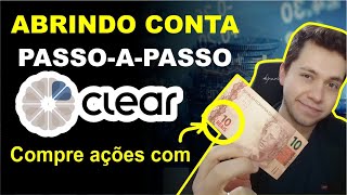 Como Abrir Conta na Corretora Clear  Na prática CORRETORACLEAR [upl. by Oswin422]