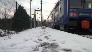 RER C sous la neige 22 [upl. by Longawa]